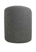 Puff Redondo Não é Segredo Linho Cinza Vazado Pé Fixo 40x45 NSPR03L-F Puff Redondo Não é Segredo Linho Cinza Vazado Pé Fixo 40x45 NSPR03L-F