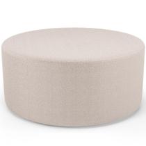 Puff Redondo Orgânico para Living 90cm Lola W01 Bouclê Creme - Lyam Decor Puff Redondo Orgânico para Living 90cm Lola W01 Bouclê Creme - Lyam Decor