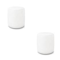 Puff Redondo Orgânico para Sala kit 2 Malu Sintético M11 - D'Rossi