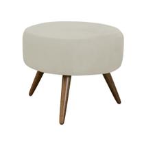 Puff Redondo Pé Palito KG Decor Puff Redondo Varias Cores