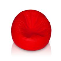 Puff Redondo Pop Vermelho