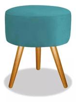 Puff Redondo Quarto menina Suede Várias Cores