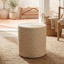 Puff Redondo Sisal Natural Premium Artesanal 42cm Puff Redondo Sisal Natural Premium Artesanal 42cm