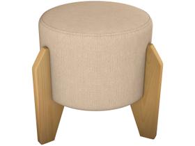 Puff Redondo Solteiro Areia Luxo Matrix Puff Redondo Solteiro Areia Luxo Matrix