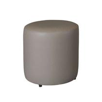 Puff Redondo X 40cm material sintético sem Rodizios Bege