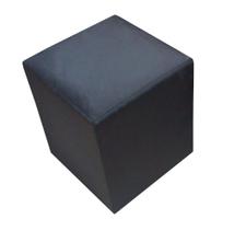 puff reforçado suede veludo