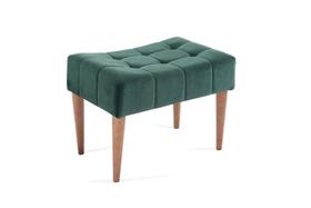 Puff retangular pé palito Puff retangular pé palito