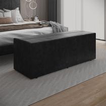 Puff Roma 1,40 x 50 em material ecológico PU - Skybox