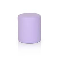Puff Round Madeira Nobre Lilás Puff Round Madeira Nobre Lilás