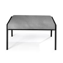 Puff Sapucaia Aço Carbono Preto Puff Sapucaia Aço Carbono Preto