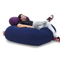 Puff Sensorial Relax Ergonômico com Encosto e Enchimento Perolas 3mm GoodPufes Extrema Maciez