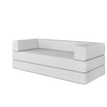 Puff Sofá Cama na Caixa 2 em 1 Move Desing Moderno Tecido Bouclê Puff Sofá Cama na Caixa 2 em 1 Move Desing Moderno Tecido Bouclê