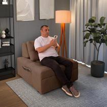 Puff Sofá Cama Retrátil Cozy Boucle Lançamento - Casa Imperial Puff Sofá Cama Retrátil Cozy Boucle Lançamento - Casa Imperial