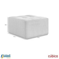 Puff Sofá na Caixa Modular Expansível Evo Vários Tecidos - Cúbica Estofados Puff Sofá na Caixa Modular Expansível Evo Vários Tecidos - Cúbica Estofados