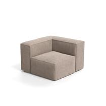 Puff SOFÁCIL Poltrona Modular 1 Lugar Módulo Canto em Bouclé Puff SOFÁCIL Poltrona Modular 1 Lugar Módulo Canto em Bouclé