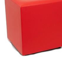 Puff Studio 40x40x40 Cm material sintético sem Rodizios