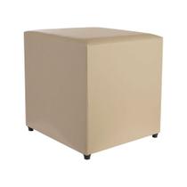 Puff Studio Quadrado Bege