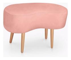 Puff Suede Estofado Moderno Para Sala Quarto E Closet Aurora Rosa Puff Suede Estofado Moderno Para Sala Quarto E Closet Aurora Rosa