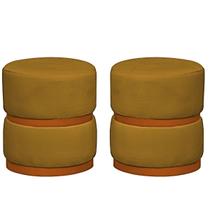 Puff Theo Base Bronze - 47cm X 34cm