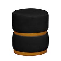 Puff Theo Base Dourada - 47cm X 34cm Puff Theo Base Dourada - 47cm X 34cm