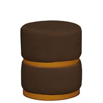 Puff Theo Base Dourada - 47cm X 34cm Puff Theo Base Dourada - 47cm X 34cm