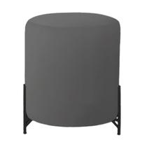 Puff Thor Pé de Ferro - Base Preta - 52cm X 43cm