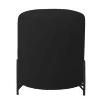 Puff Thor Pé de Ferro - Base Preta - 52cm X 43cm