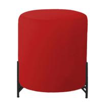 Puff Thor Pé de Ferro - Base Preta - 52cm X 43cm