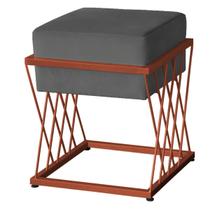 Puff Troia Base Bronze - 49cm X 40cm