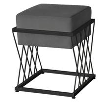 Puff Troia Base Preta - 49cm x 40cm