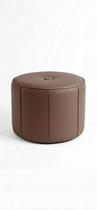 Puff Turim Premium Design Moderno Luxo - CORANO Cor:Marrom