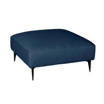 Puff Ubbe Linho Azul Marinho 85cm