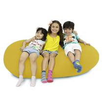 Puff Zion Midi Amarelo - Versátil, sensorial e macio