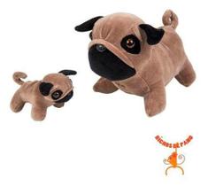 Pug Grávida Com 1 Filhote - Bichos de Pano
