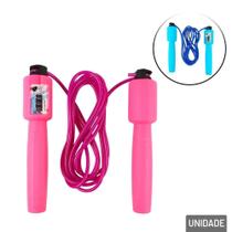 Pula Corda 2,5m com Contador Cabo Plástico Color - Tudo em Caixa