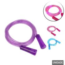 Pula Corda 2m de Plástico Color Led - Tudo em Caixa