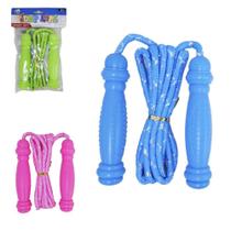 Pula corda com empunhaduras de plastico colors 1,80m - 20 COMERCIAL