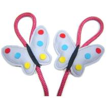 Pula Corda em Sisal Trançado - Borboleta - Artesanal - 2 Metros - Multicolorido Pula Corda em Sisal Trançado - Borboleta - Artesanal - 2 Metros - Multicolorido