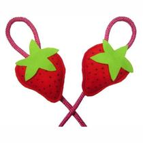 Pula Corda em Sisal Trançado - Morango - Artesanal - 2 Metros - Multicolorido Pula Corda em Sisal Trançado - Morango - Artesanal - 2 Metros - Multicolorido