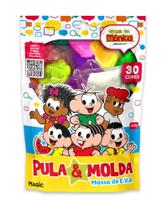 Pula e molda (massa de eva) 300g - turma da Mônica Pula e molda (massa de eva) 300g - turma da Mônica