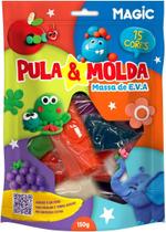 Pula & Molda - Massa de E.V.A - 15 Cores - Magic Kids