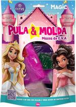 Pula & Molda - Massa de E.V.A - 15 Cores - Princesas