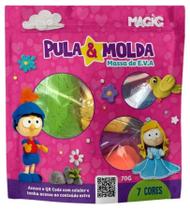 Pula & Molda - Massa De E.V.A - 7 Cores - Princesas Pula & Molda - Massa De E.V.A - 7 Cores - Princesas