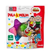 Pula & Molda - Massa De E.V.A - 7 Cores - Turma Da Mônica