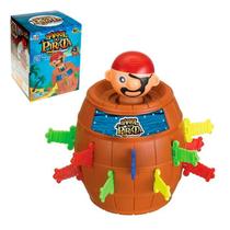 Pula Pirata Barril Brinquedo Infantil Educativo Jogo Mesa