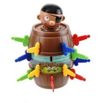 Pula Pirata Barril Jogo De Mesa Infantil Brinquedo Divertido Estrela