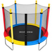 Pula Pula 120kg com Tubos Reforçados 1,40 M Cama Elástica Infantil Rede de Dupla Proteção Pula Pula 120kg com Tubos Reforçados 1,40 M Cama Elástica Infantil Rede de Dupla Proteção