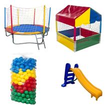 Pula Pula 2,30 Piscina 1,00 Escorrega Médio 500 Bolinhas