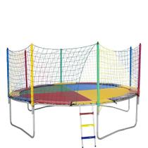 Pula Pula 3,05m Papibrink Colorida até 220kgs c/ Sup. p/ Pés