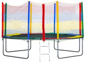 Pula Pula Cama Elástica 3.05 Fechamento com Zíper Alta Resistência SUPORTA 380KG